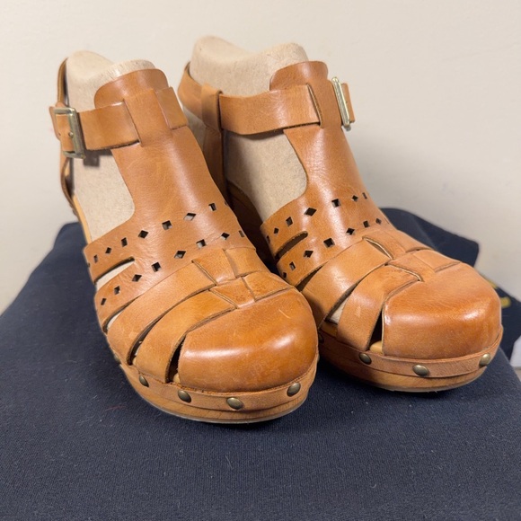 Kork-Ease Shoes - Dopamine Kork-Ease Tan Leather Mules